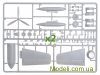 RODEN 062 Модель для збірки літака Fairchild HC-123B Provider