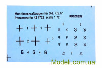 RODEN 722 Купити модель самохідної РСЗВ Sd.Kfz. 4 / 1 Panzerwerfer 42