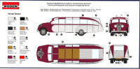 RODEN 725 Модель автобуса Opel Blitzbus "Strasenzepp Essen" для збирання
