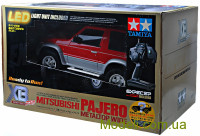 TAMIYA 57782 Зібрана р/к модель Mitsubishi Pajero Metal Top (CC-01) з світними фарами