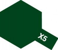 Акрилова фарба 10мл Mini X-5 зелений