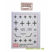 Unimodels 253 Трофейний танк Т-34/76 (1942 р.), модель танка збірна із пластику