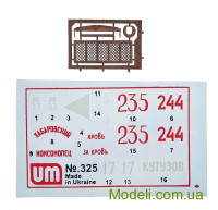 Unimodels 325 Збірна модель танка T-34-76 з литою баштою