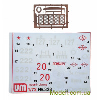 Unimodels 328 Радянський танк Т-34/85 з гарматою С-53 - пластикова збірна модель танка