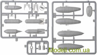 Unimodels 419 Масштабна модель: озброєння Messerschmitt Bf-109