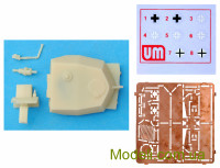 Unimodels 486 Збірна модель 1:72 Німецький танк Panzer 38 (t) з гарматою 7.5 cm KwK 40 l/48