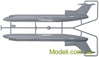 ZVEZDA set7004 Подарунковий набір з моделлю літака Ту-154